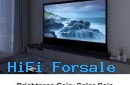 VIVIDSTORM Electric Tensioned Floor Rising Perforate Acoustically Transparent ALR Screen - 120\" Projection Screen